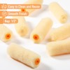 Bates- Paint Rollers, 4 inch Paint Roller with 10 Covers,