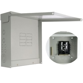 Circuit Breaker Panels Box 125 Amp 8-Space 16-Circuit Indoor Main Lug Surface Mount Load Center Ground Bar Kit with 25 Terminal Positions W0816ML1125