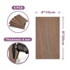 Walnut Wood Sheets Thin Lumber, Black Dark Unfinished Board for
