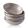 AmorArc Ceramic Cereal Bowls Set of 6, 24 oz Handmade