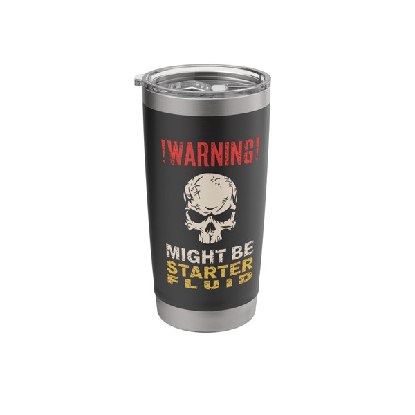 Car Mechanics, Might Be Starter Fluid Label, Funny Mechanic Stainless