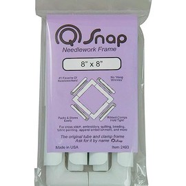 Q-Snap Needlework Frame, 8" X 8"