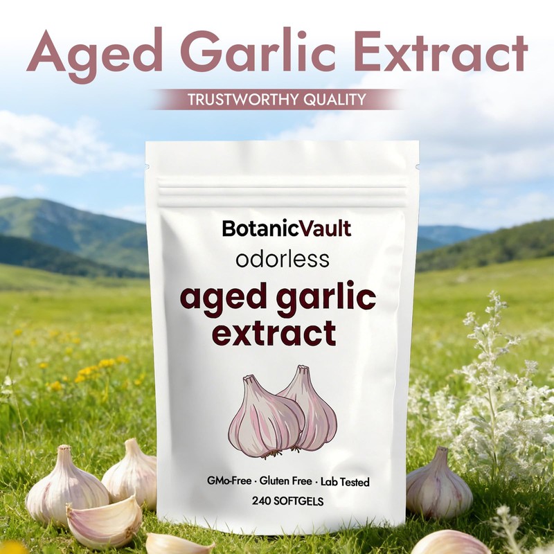 Botanic Vault Aged Garlic Extract | Antioxidant Support for Heart