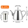 SANQIAHOME Stainless Steel Teapots with Infuser 2000ml