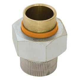 Eastman 20503 Dielectric Union, 3/4 inch FIP x 3/4 inch Solder, Brass