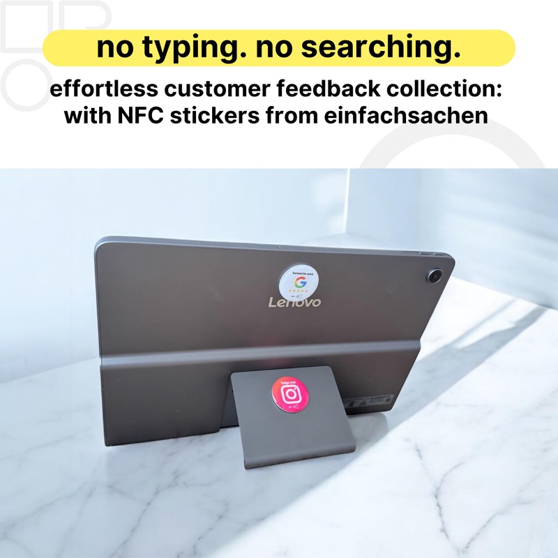 1 x "Review us" on Google NFC Sticker - 3