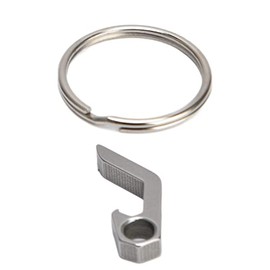 Yosoo Abrebotellas de Cerveza, Mini Abrebotellas de Llavero Ligero Resistente al Desgaste Multifunción para Exteriores, Destapadores de Metal Negro