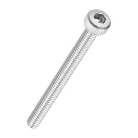 Kozelo Pack of 100 Cylinder Screws with Hexagon Socket - [M2-0.4 x 25 mm] Screws Stainless Steel 304 Full Thread Allen Screw Attachment Replacement for Electric Motor Fan Car