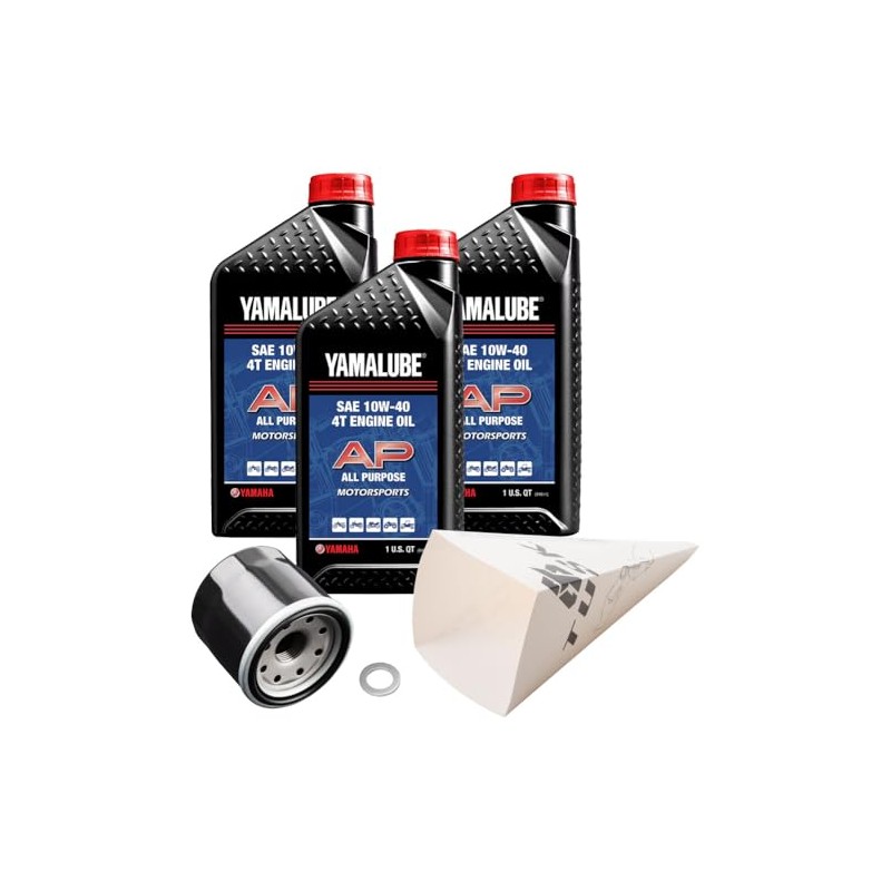 TUSK 4-Stroke Oil Change Kit Yamalube All Purpose 10W-40 for