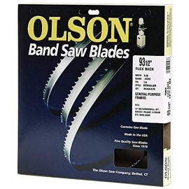 Olson Saw FB08593DB 1/8 by 0.025 by 93-1/2-Inch HEFB Band 14 TPI Regular Saw Blade Pack of 3