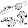 AMITER 26 Letters Tie Clip for Men, metal