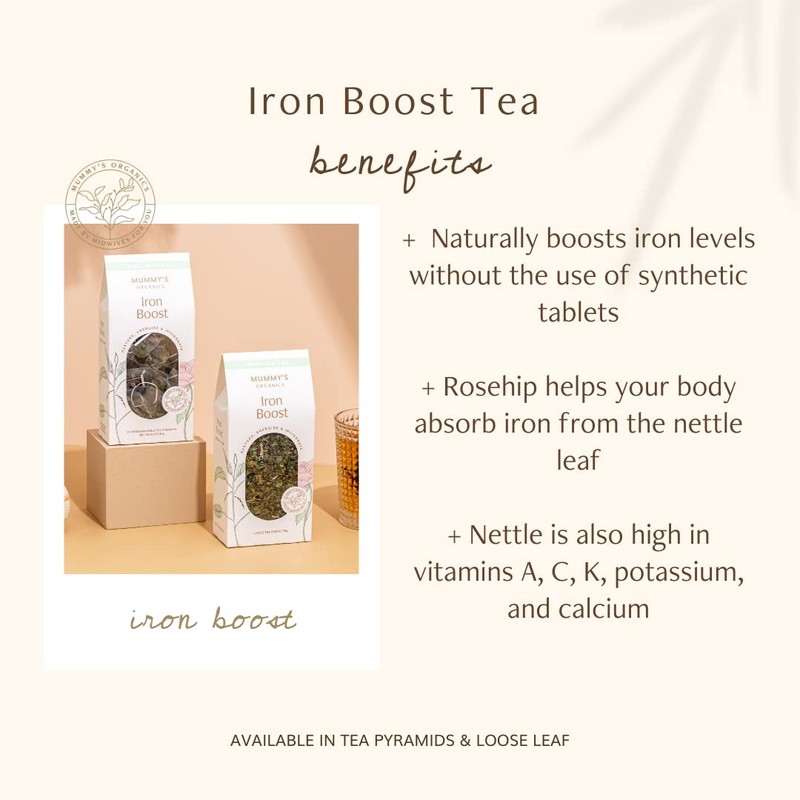 Iron Boost - Organic Herbal Tea | 45g Loose Leaf