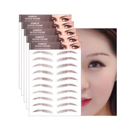 HIYE Eyebrow Stickers, 60 Pairs of Eyebrow Stickers, Natural 6d Eyebrow Stickers, Time-saving, Symmetrical, Eyebrow Tint, Unisex, Easy, Eyebrow Decals, Women's, Men's, Eyebrow Attachment, Beautify,