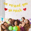 We Missed You So Much Banner Set - Gold Glitter