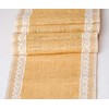 GeetuBerry Burlap Lace Hessian Table Runner Rustic Country Wedding, Farmhouse,