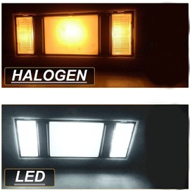 3pcs Interior LED Lights Map Dome Bulbs Replacement for 1988-1998 Chevy Silverado & Chevy GMC C1500 K1500