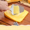AOEVUIR Classic Line Cheese Slicer, Cheese Cutter, Polished Stainless Steel,