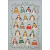Ulster Weavers Tea Towel-Penguin Lights-Christmas (100% Cotton, Blue), One Size