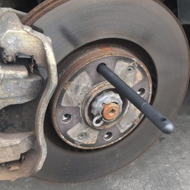 KIMISS Wheel Hanger Alignment Pin Tool,Wheel Lug Bolt Automotive Mechanic Tool, Metric 12x1.5 Threads, Wheel Mounting Bolt, for Automotive Mechanic (M12X1.5)