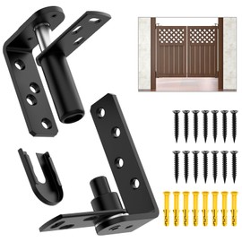 Mixizigoz Dual Swing Saloon Door Hinges, Self Closing Cafe Door Hinge Features for Bar, Counter, and Kitchen - 304 Stainless Steel Waterproof Practical (1, Large)