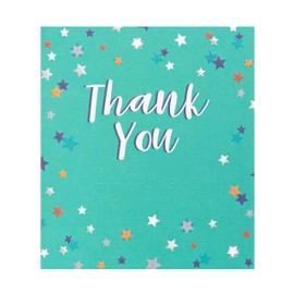 UK Greetings Thank You Card for Him/Her/Friend - Braille Design