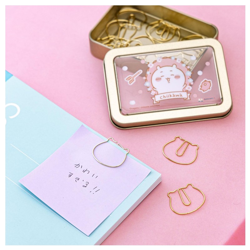 Sunstar Stationery Chiikawa S3625150 Clip, Case Included, Chiikawa