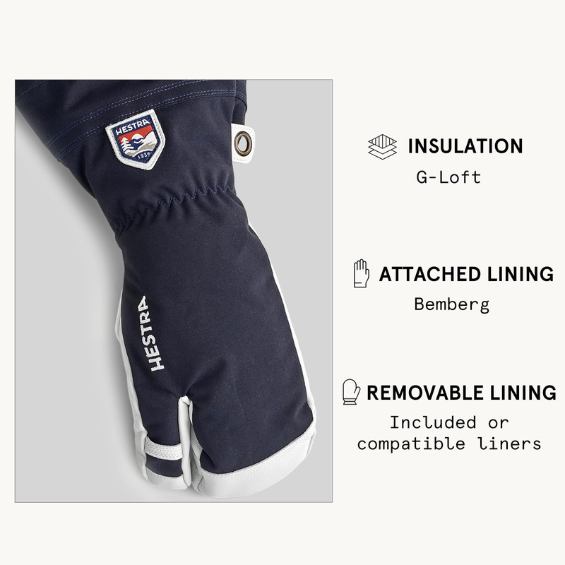 Hestra Triple Finger Gloves - 9