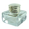 Clear Cut Glass Inkwell Antique Reproduction