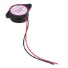 5pcs Summer Alarm ABS 12V Continuous Tone Cable Active Piezo