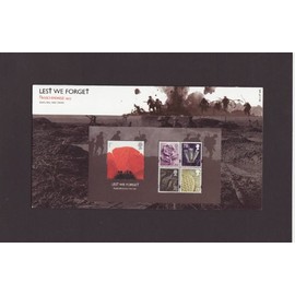 2007 Lest We forget M/S Presentation Pack No. 405 - Royal Mail Stamps