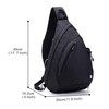 TurnWay Water-Proof Sling Backpack/Crossbody Bag/Shoulder Bag for Travel, Hiking, Cycling,