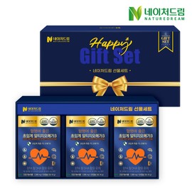 Nature Dream 혈행에 좋은 알티지 오메가3 1050mg x 30캡슐 3박스 선물세트 RTG Omega-3 1050mg x 30 Capsules 3-Box Gift Set for Blood Circulation