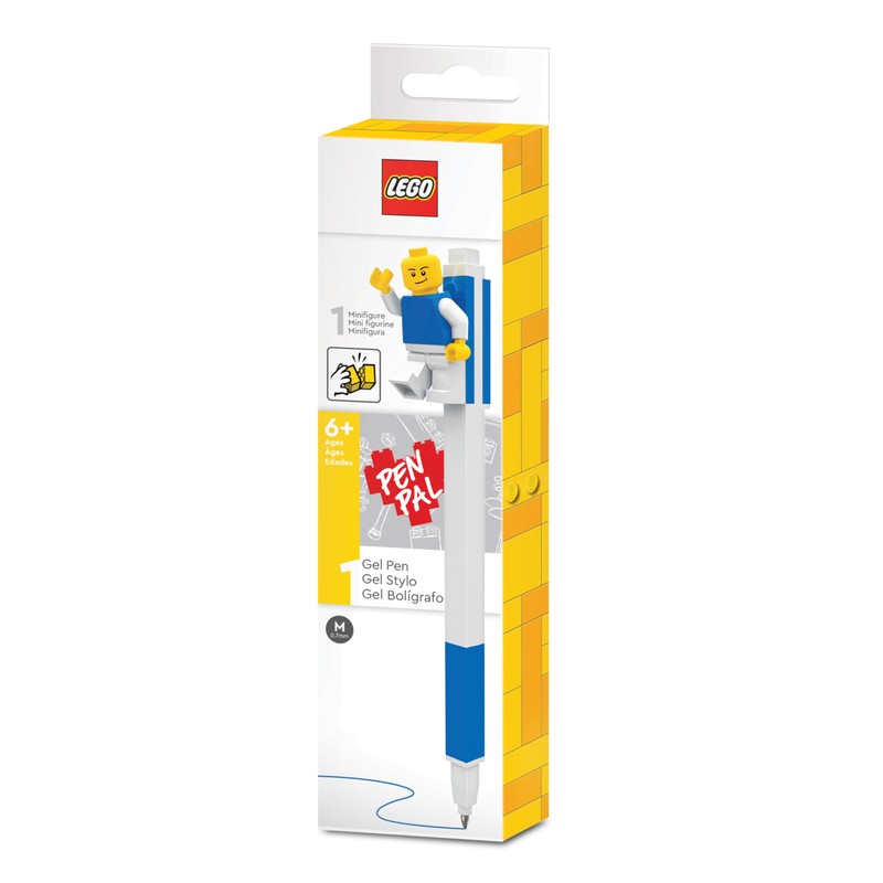 IQ Gel Pen - Blue + Minifigure