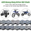 420 Drive Chain 102/120/132 Links Heavy Duty + 420 Chain