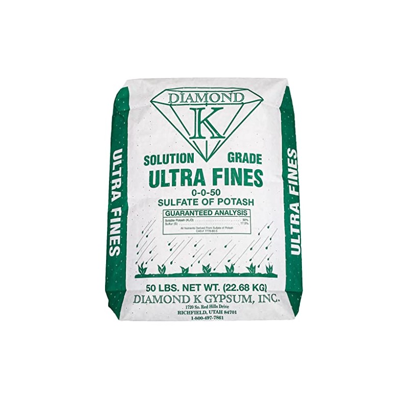 50lb Bag Organic Solution Grade Sulfate of Potassium Fertilizer Powder