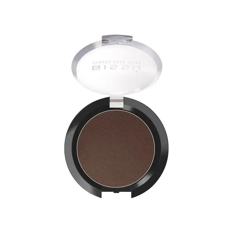 Sombra Para Cejas Bissú Polvo Mate 09 Frijol Negro Hipoalergénica
