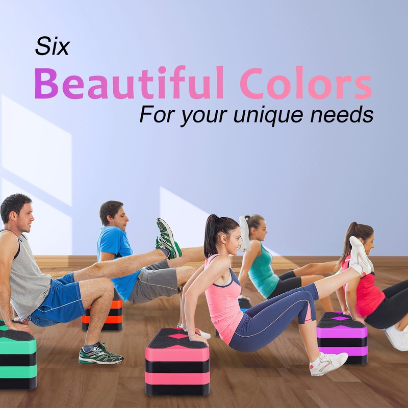 Exercise Workout Aerobic Step Platform Trainer, 27" Aerobic Stepper with