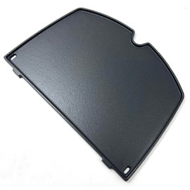 Direct Store DC137 6559 Cast Iron Cooking Griddle Replacement for Weber Q200 Q220 Q240 Q260 Q2000 Q2200 Q2400 Series, Gas Grills Griddle Fits 396001 396002 394001 566014 566001
