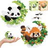 GAROMIA Mini Building Blocks Panda Set of 2 Clamping Blocks