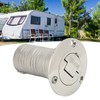 Marine Boat Deck Filler with Keyless Cap Stainless Steel Mirror