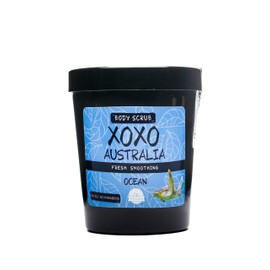 Xoxo Body Scrub Skin Scrub Cleansing Anti Cellulite Enriched with Shea Butter Vegan No SLS No Parabens for All Skin Types 1 x 200ml (Ocean)