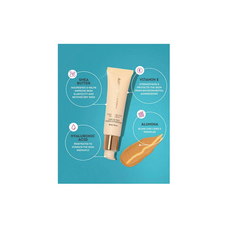 Nude by Nature Moisture Infusion Foundation N6 Olive