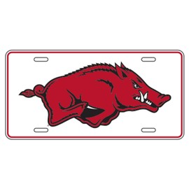 Craftique Arkansas Razorbacks TAG (WHT/RED HOG METAL TAG (11232))