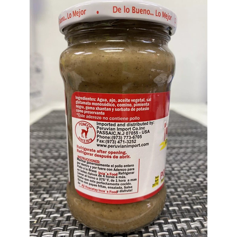 Inca's Food Pollo A La Brasa 10.5oz - Peruvian Style