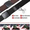 HOANAN 2-Pack Elastic Stretch Belt, Men’s All Size No Metal