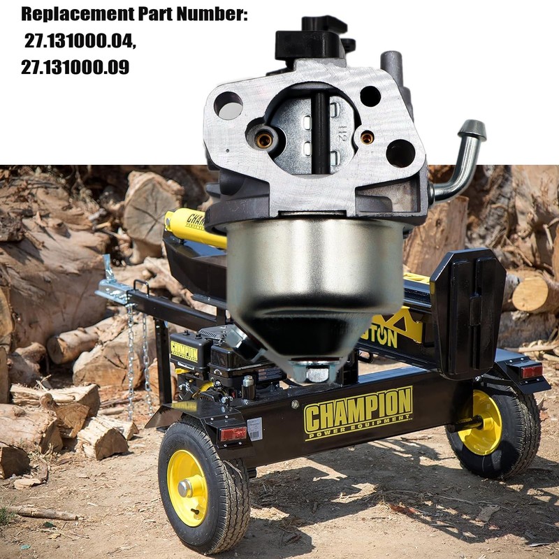 Huayi Carburetor Compatible with Champion 100424 27Ton 224cc Log Splitter