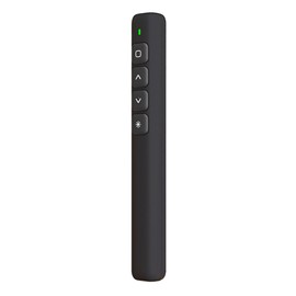 2.4G Wireless Presenter Remote Plug and Play PPT Presenter with USB Receiver Black