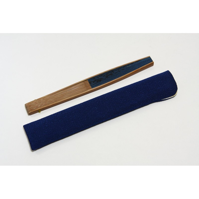 Hasegawa Kyoto Fan, For Gentlemen, Frog Fan, Blue, Comes with