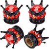 4-Piece Crown Rhinestone Tire Valve Stem Caps
