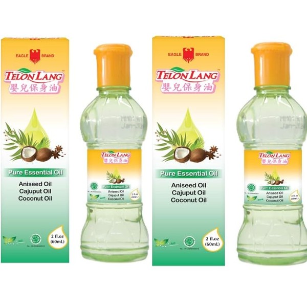 Minyak Bayi Cap Lang Pure Essential Oil - 2fl.oz/60ml (Pack